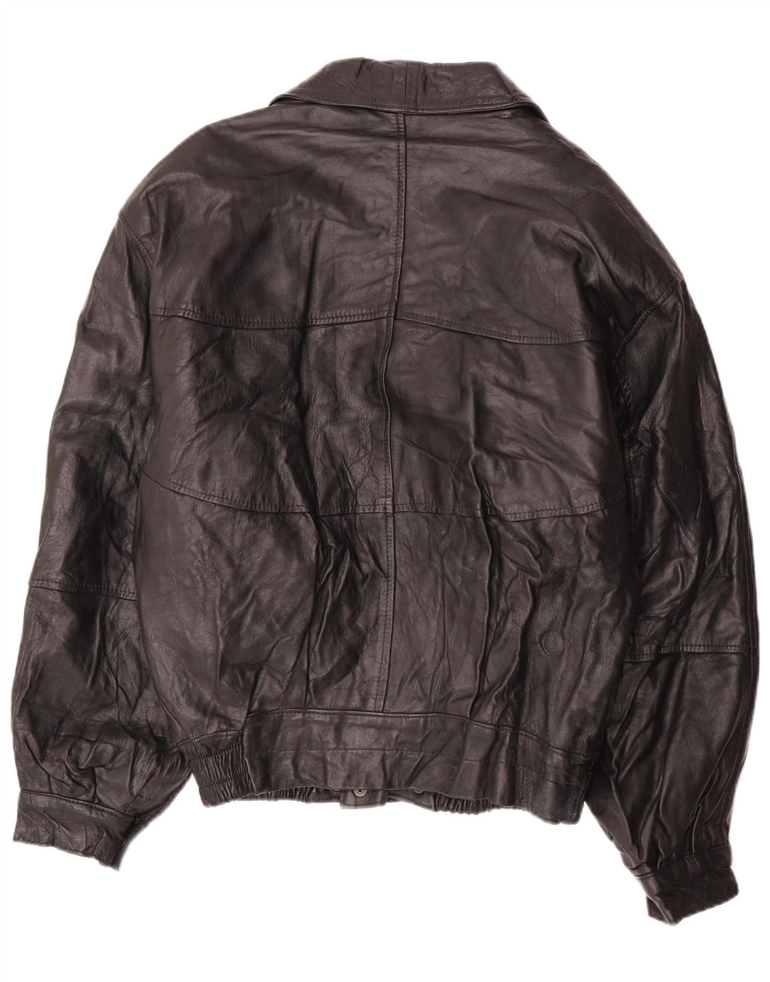 LAVORAZIONE ARTIGIANA Ανδρικό Δερμάτινο Μπουφάν IT 52 XL Μαύρο Δερμάτινο