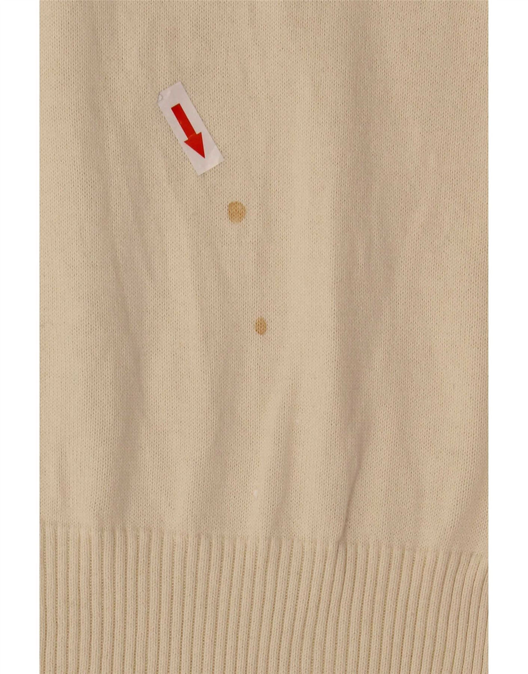 Γυναικείο πουλόβερ Levi's V-Neck Jumper UK 12 Medium Off White