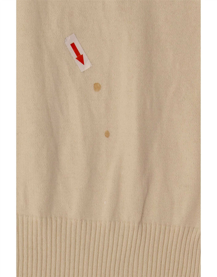 Γυναικείο πουλόβερ Levi's V-Neck Jumper UK 12 Medium Off White