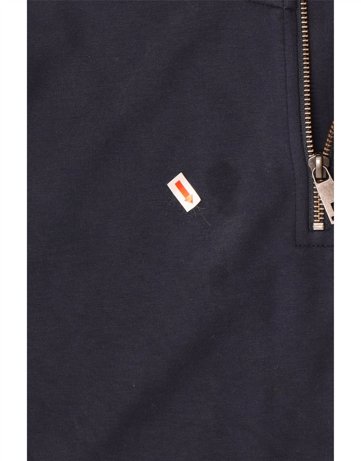 Ανδρικό φούτερ με φερμουάρ Ted Baker, Jumper Μέγεθος 3, Βαμβακερό μπλε ναυτικό