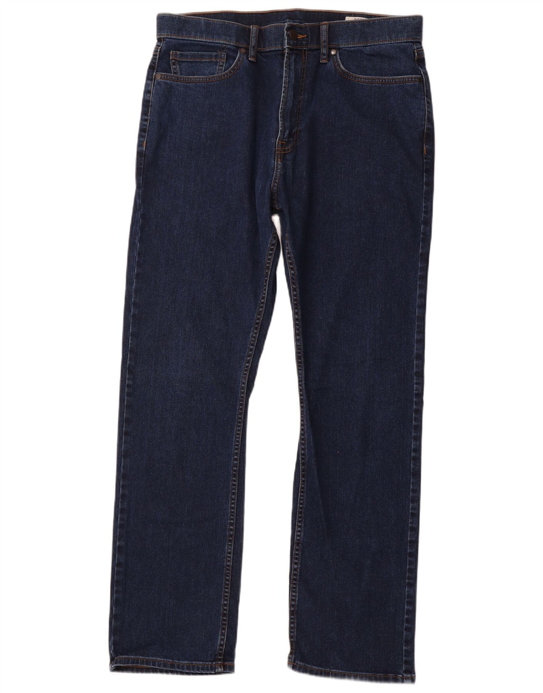 Ανδρικό τζιν κανονικό ίσιο MARKS & SPENCER W34 L31 Navy Blue Cotton