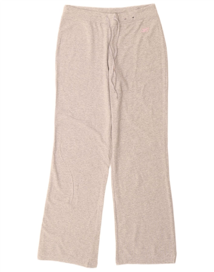 Reebok Γυναικεία φόρμα παντελόνι UK 10 Small Grey Cotton