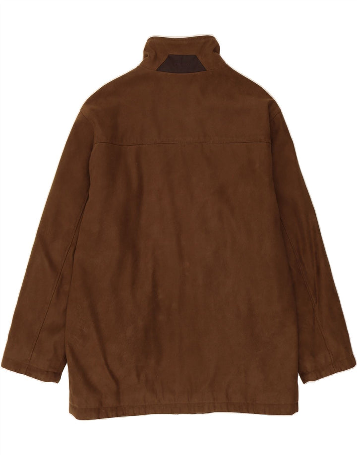 DOUGLAS Mens Windbreaker Jacket UK 42 XL Brown Polyester Vintage Douglas and Second-Hand Douglas from Messina Hembry 