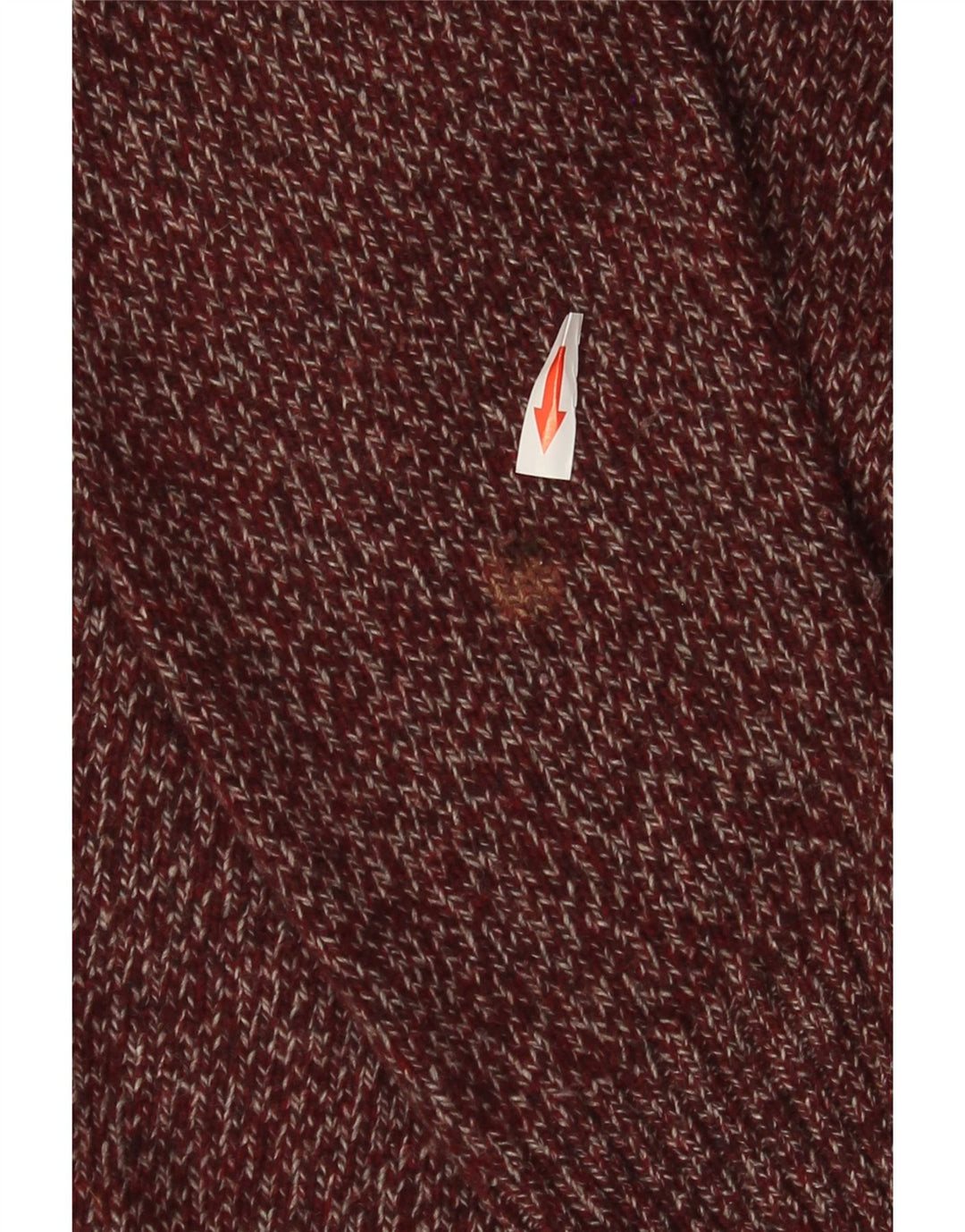 Ανδρικό πουλόβερ Barbour Crew Neck Jumper Μαλλί μεσαίο μπορντό