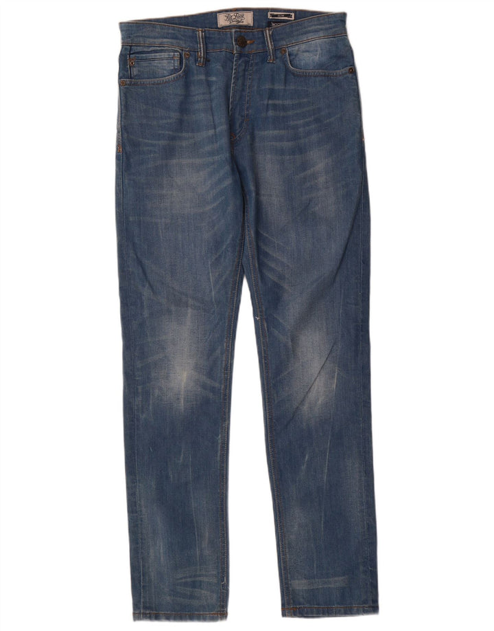 Fat Face Ανδρικό Slim Jeans W32 L32 Μπλε βαμβακερό