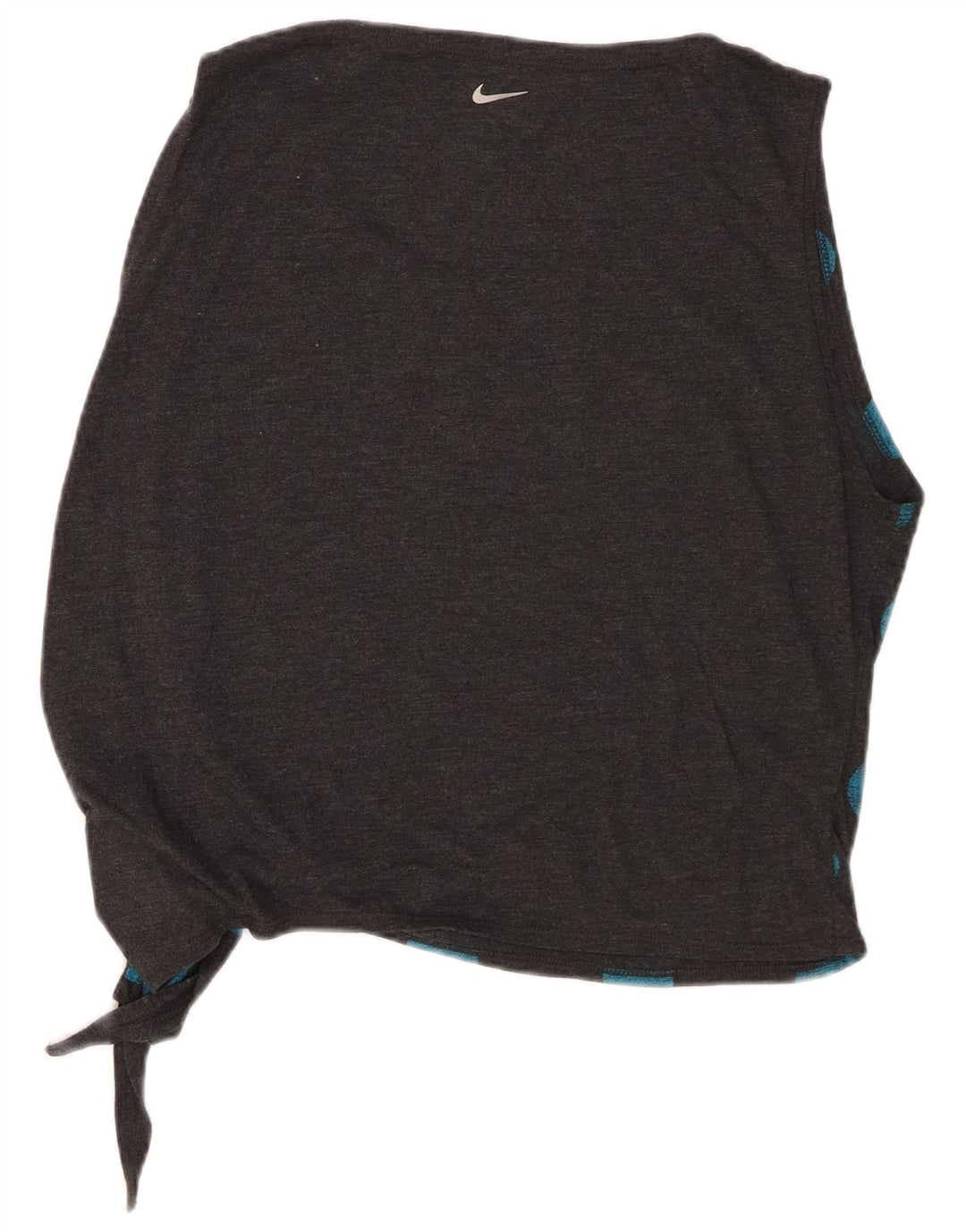 Γυναικείο γραφικό γιλέκο Nike Dri Fit Top 14 μεσαίου γκρι πολυεστέρας πουά