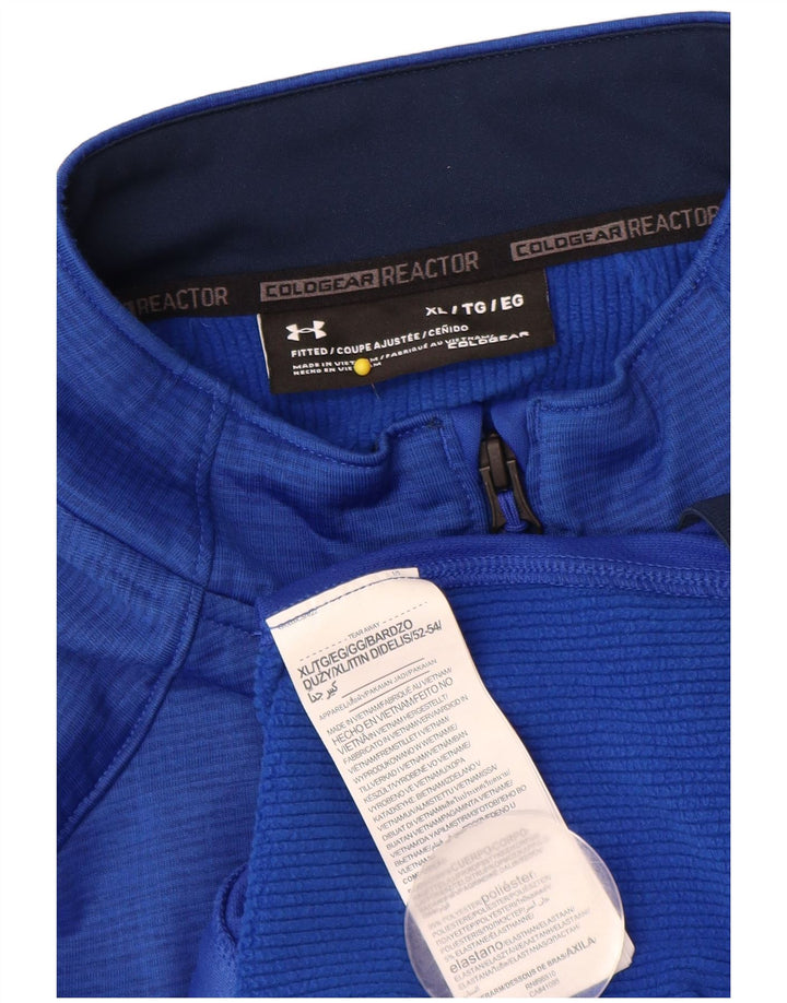 UNDER ARMOR Ανδρική φόρμα Cold Gear Top Jacket UK 42 XL Blue Polyester