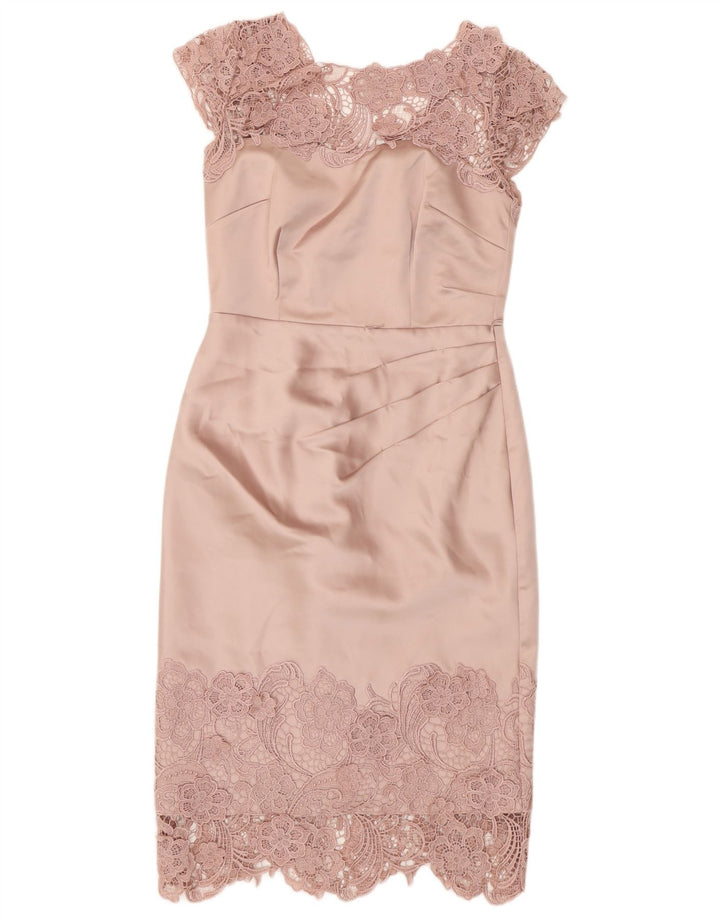 Γυναικείο φόρεμα με θήκη Coast UK 8 Small Pink Polyester