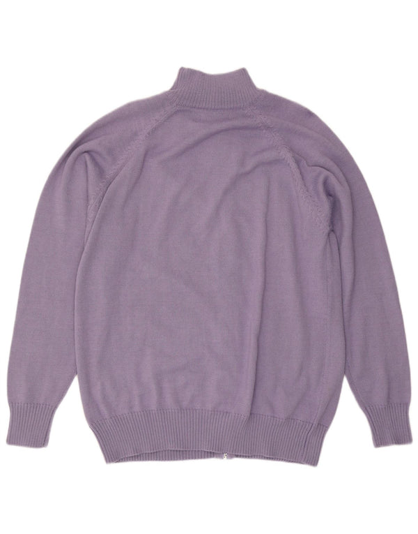 Ανδρικό πουλόβερ ζακέτα KAPPA 3XL μωβ ακρυλικό