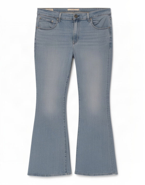 Levi's Womens 726 Flared Jeans W34 L33 Blue