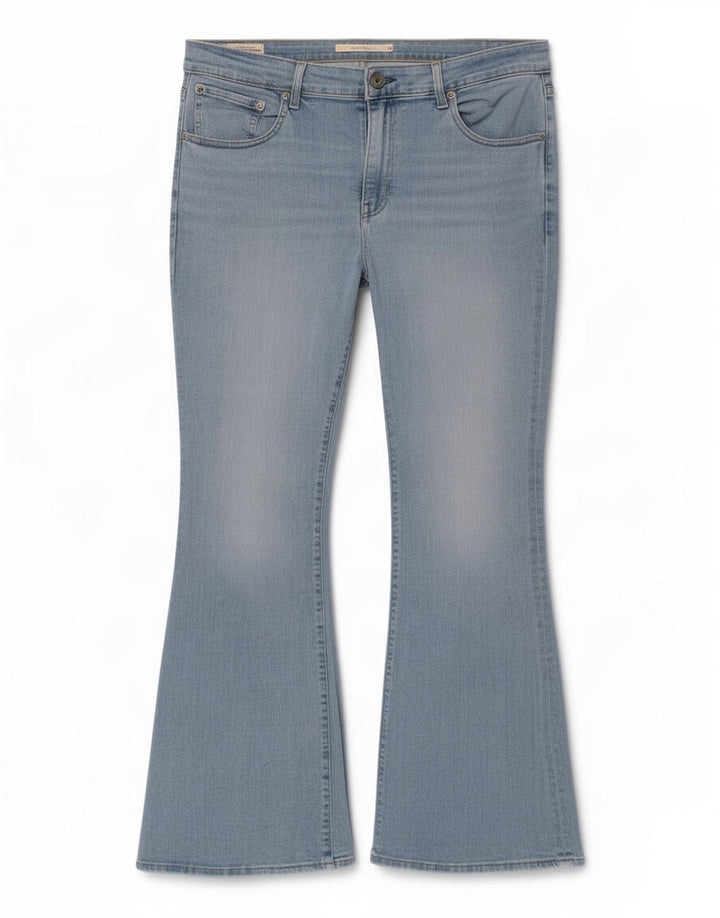 Levi's Womens 726 Flared Jeans W34 L33 Blue
