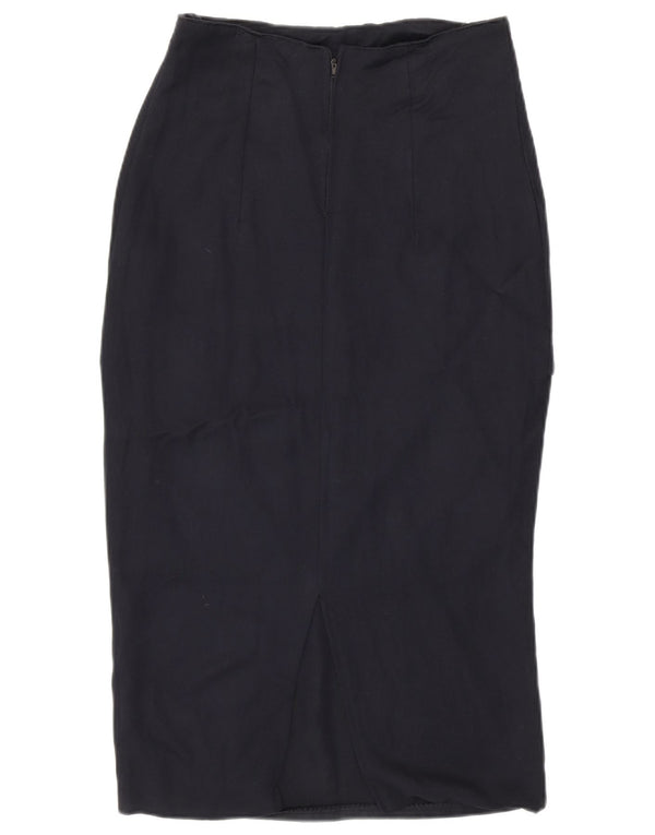 Vintage Γυναικεία Slim Fit Pencil Φούστα W26 Small Navy Blue