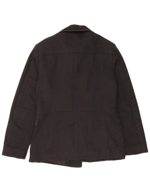 Bikkembergs Γυναικείο Μπουφάν Blazer με διπλό στήθος IT 50 XL μαύρο βαμβακερό