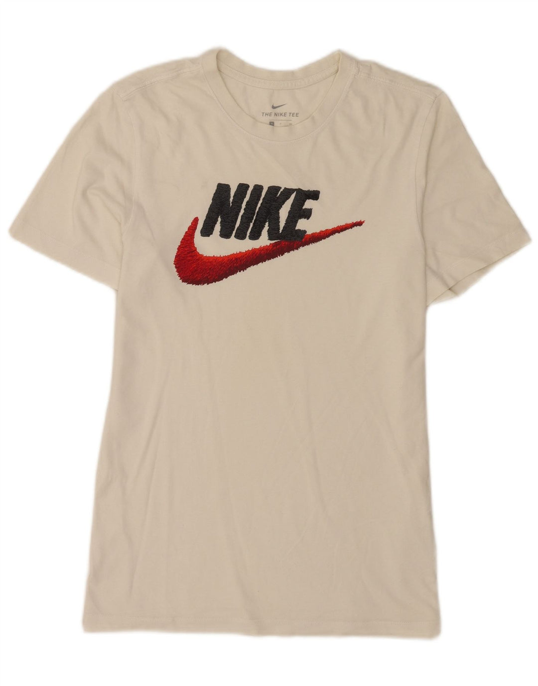 Ανδρικό γραφικό μπλουζάκι Nike, μικρό λευκό βαμβακερό
