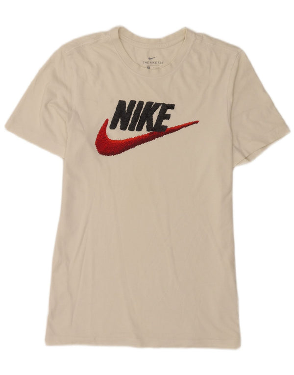 Nike Mens Graphic T-Shirt Top Small White Cotton