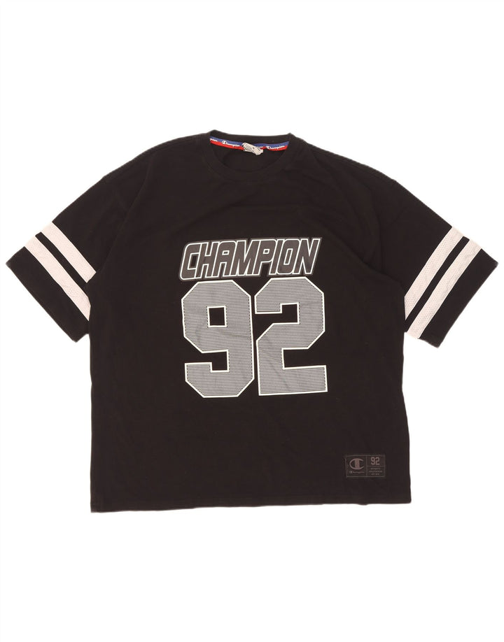 Ανδρικό T-Shirt Champion Graphic Top Medium Black