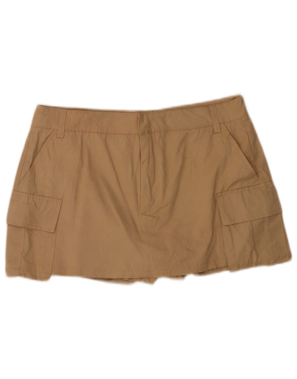 Zara Γυναικείο Σορτς Cargo Medium W28 Beige Polyester