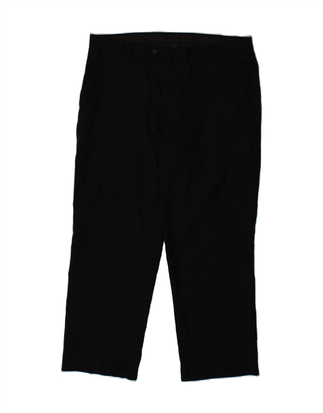 IZOD Mens Straight Suit Trousers W38 L30 Black Vintage Izod and Second-Hand Izod from Messina Hembry 