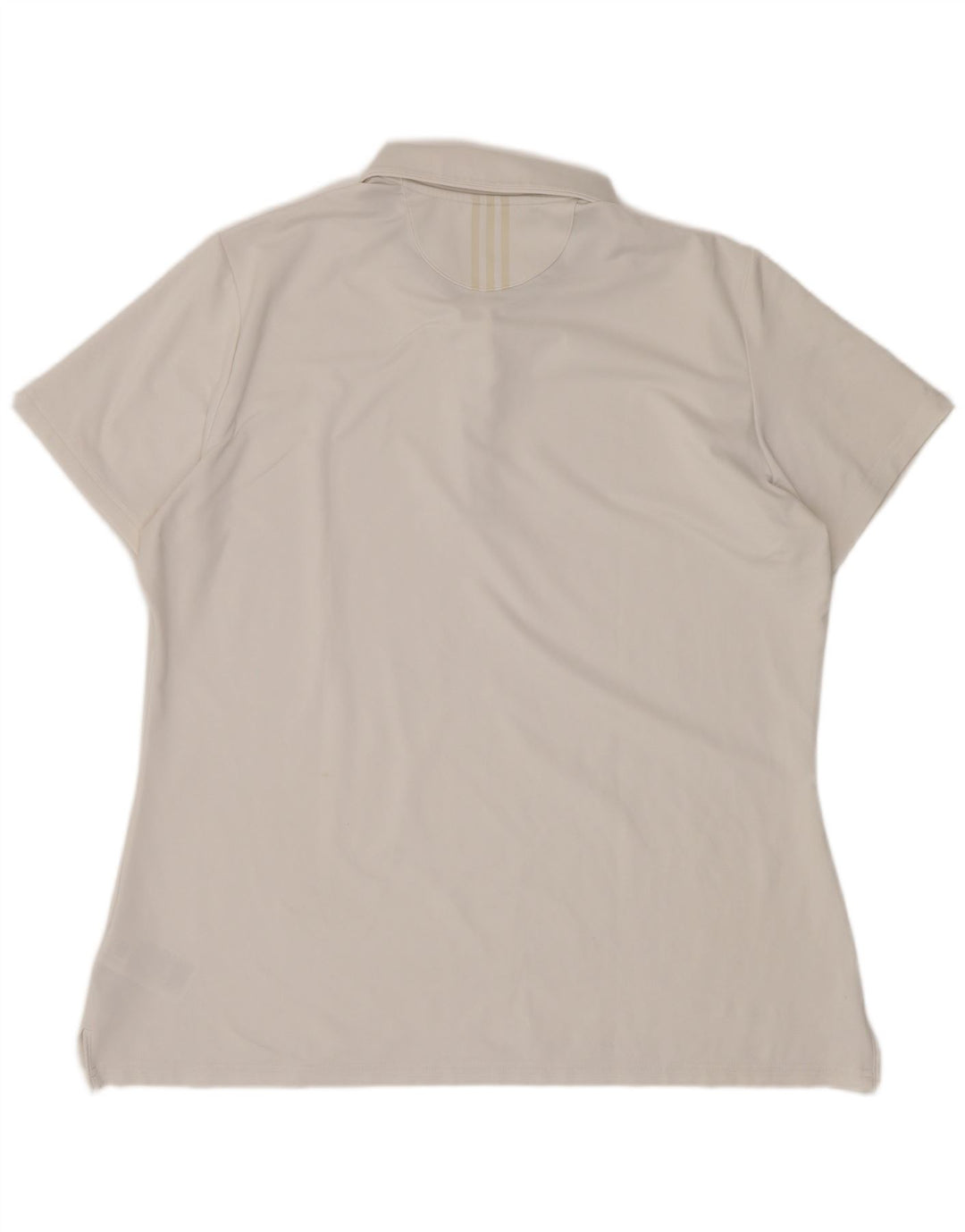 Adidas Γυναικείο Πόλο Μπλουζάκι UK 18 XL Λευκό Πολυεστέρας