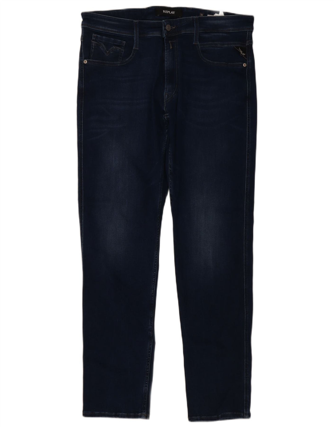 Replay Ανδρικό Slim Jeans W36 L32 Navy Blue Cotton