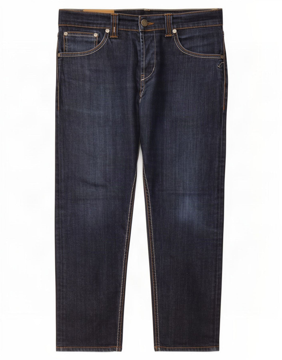 Γυναικείο ίσιο τζιν Dondup W34 L25 Navy Blue Cotton