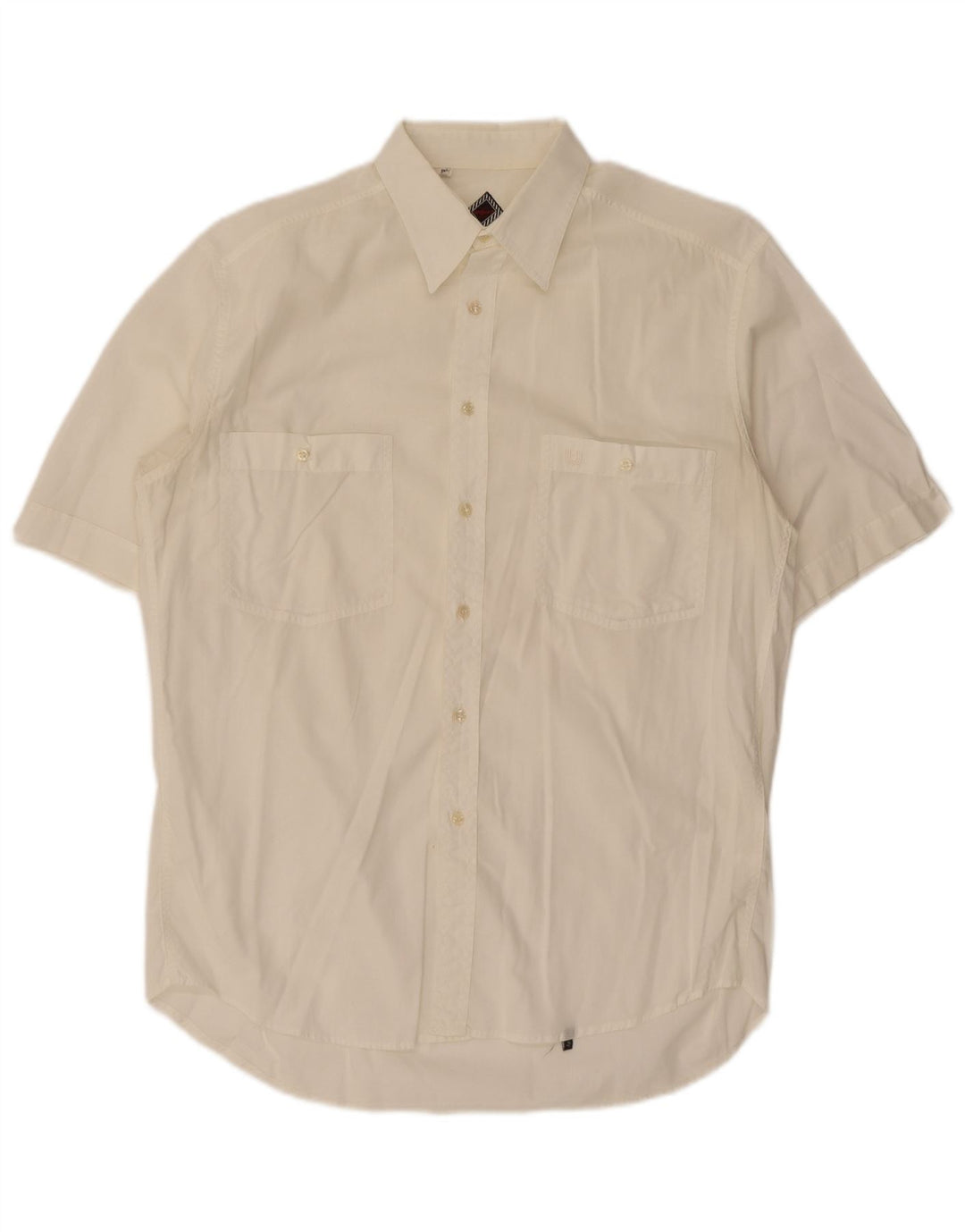 Ανδρικό κοντομάνικο πουκάμισο Ungaro 40 15 3/4 Medium White