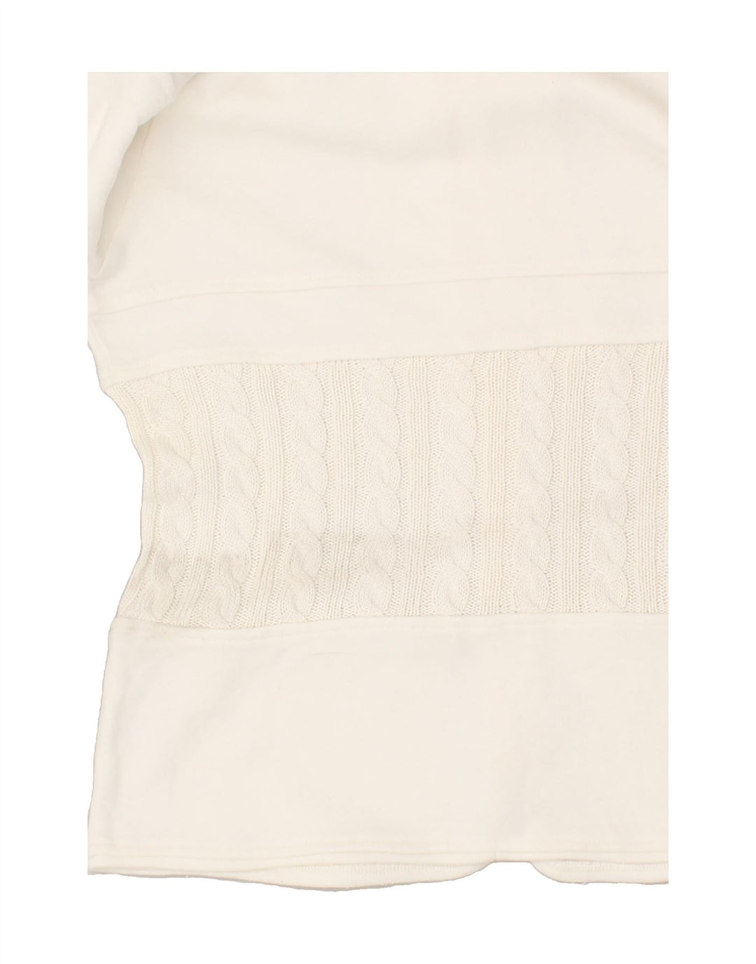 AUSTRALIAN Womens Cardigan Sweater IT 44 Medium Off White Cotton | Vintage AUSTRALIAN | Thrift | Second-Hand AUSTRALIAN | Used Clothing | Messina Hembry 
