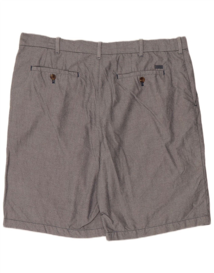 Ανδρικό σορτς Chino Izod W38 XL Γκρι βαμβακερό