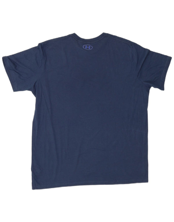 Under Armour Ανδρικό γραφικό T-Shirt Top XL Navy Blue Cotton