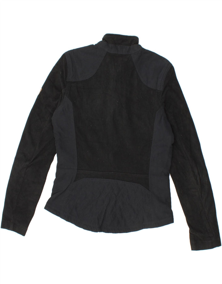 EDDIE BAUER Womens Fleece Jacket UK 6 XS Black Polyester Vintage Eddie Bauer and Second-Hand Eddie Bauer from Messina Hembry 