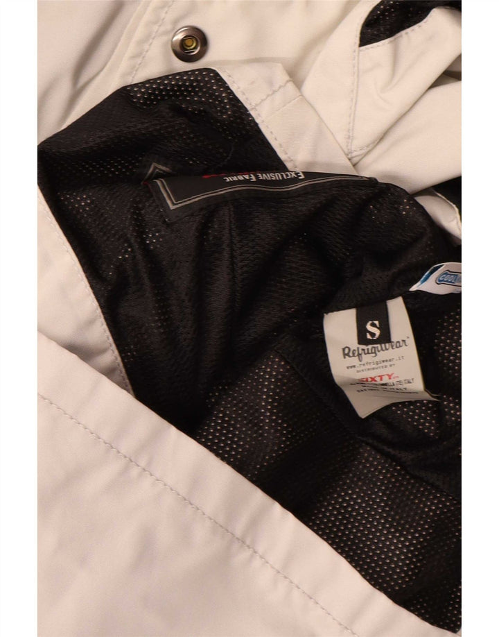 Refrigiwear Γυναικείο μπουφάν βροχής με κουκούλα UK 10 Small Grey Polyamide