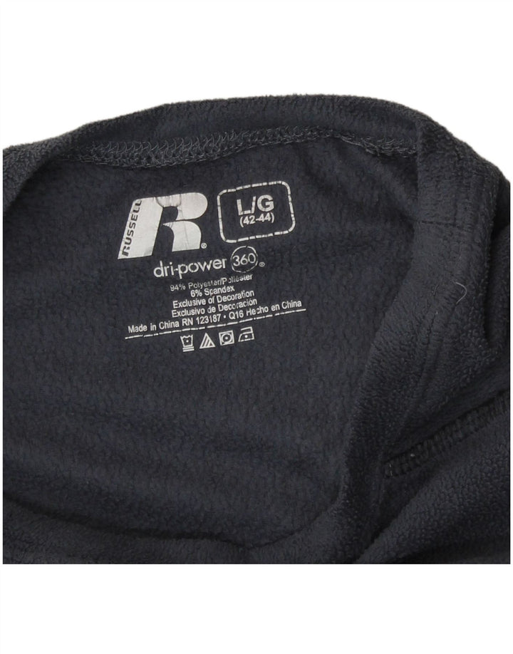 Russell Athletic Mens Dri-Power Fleece Jumper Μεγάλος Γκρι Πολυεστέρας