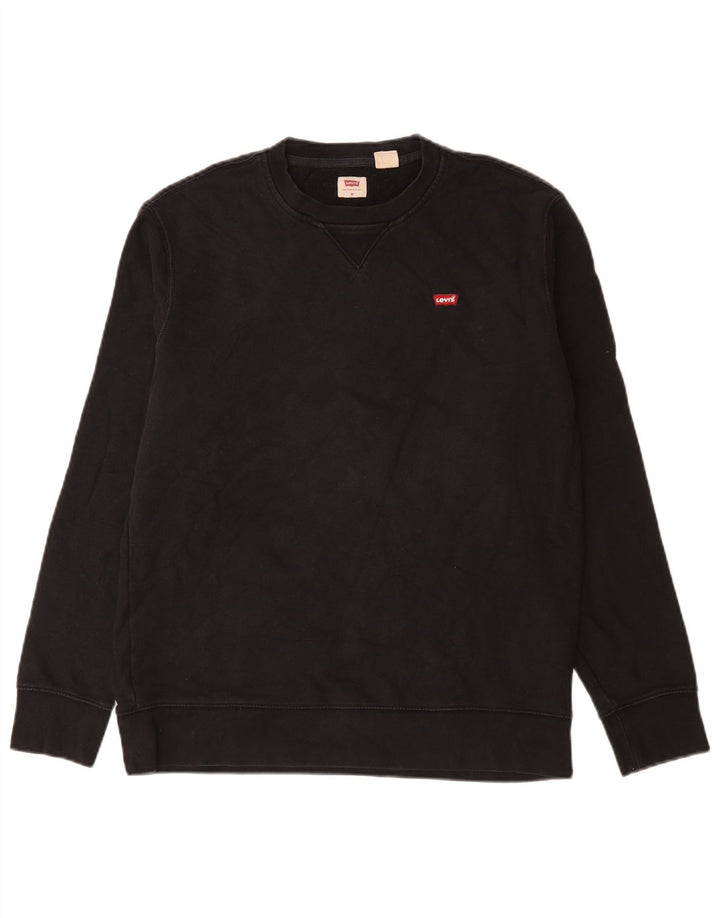 Ανδρικό φούτερ Levi's Jumper Μεσαίο μαύρο βαμβακερό
