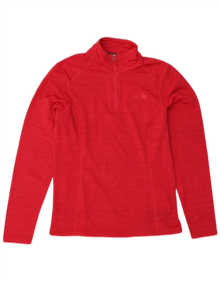THE NORTH FACE Womens Pullover Tracksuit Top UK 12 Medium Pink Pinstripe Vintage The North Face and Second-Hand The North Face from Messina Hembry 