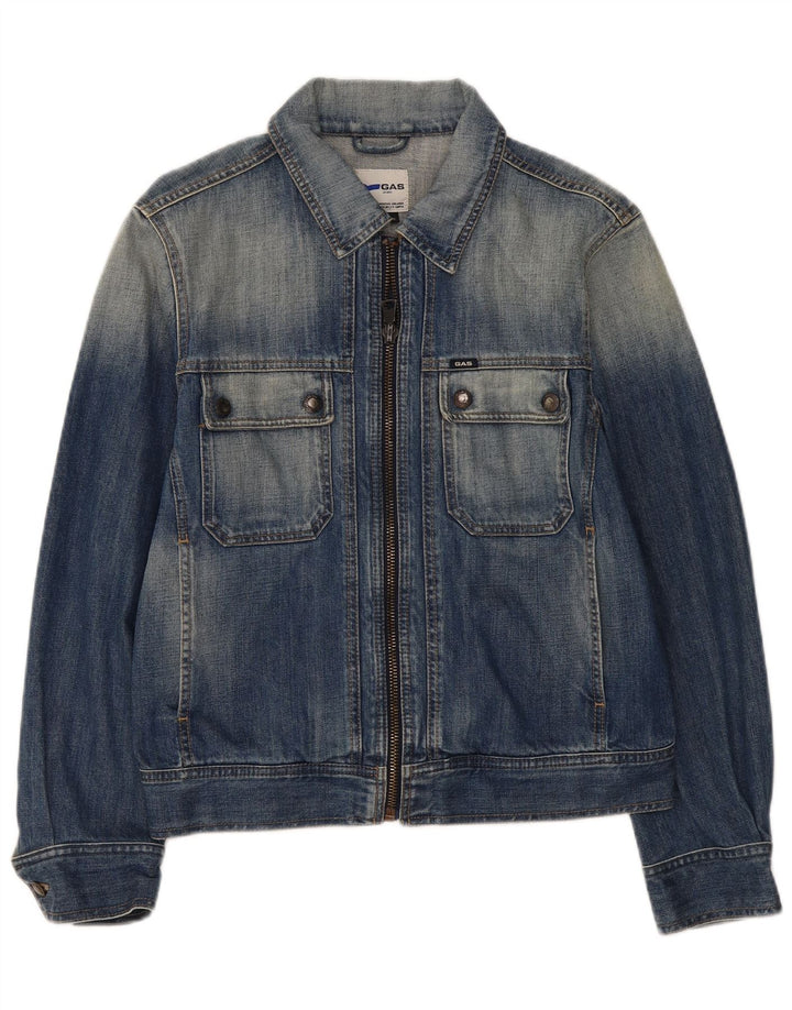 Ανδρικό τζιν μπουφάν Gas UK 38 Medium Blue