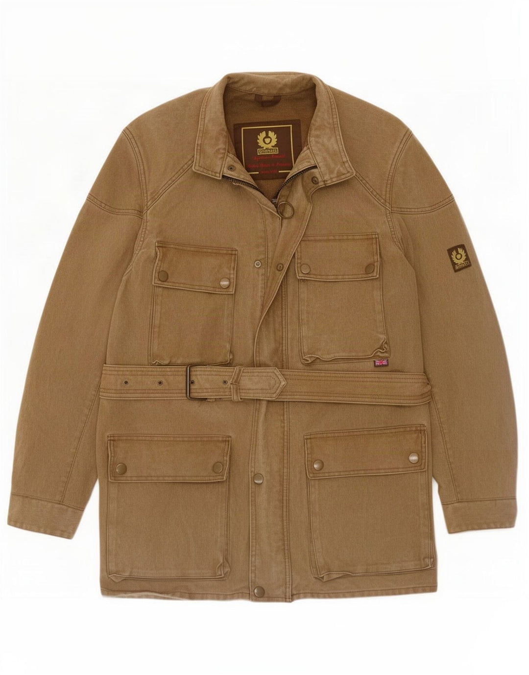 Μπουφάν Belstaff Ανδρικό Utility UK 38 Βαμβακερό μεσαίο καφέ