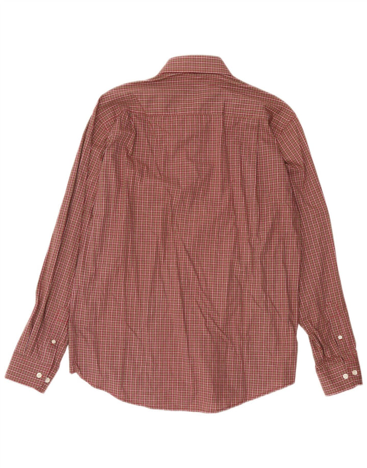 ASCOT SPORTS Ανδρικό πουκάμισο μεγάλο μπορντό Gingham Cotton
