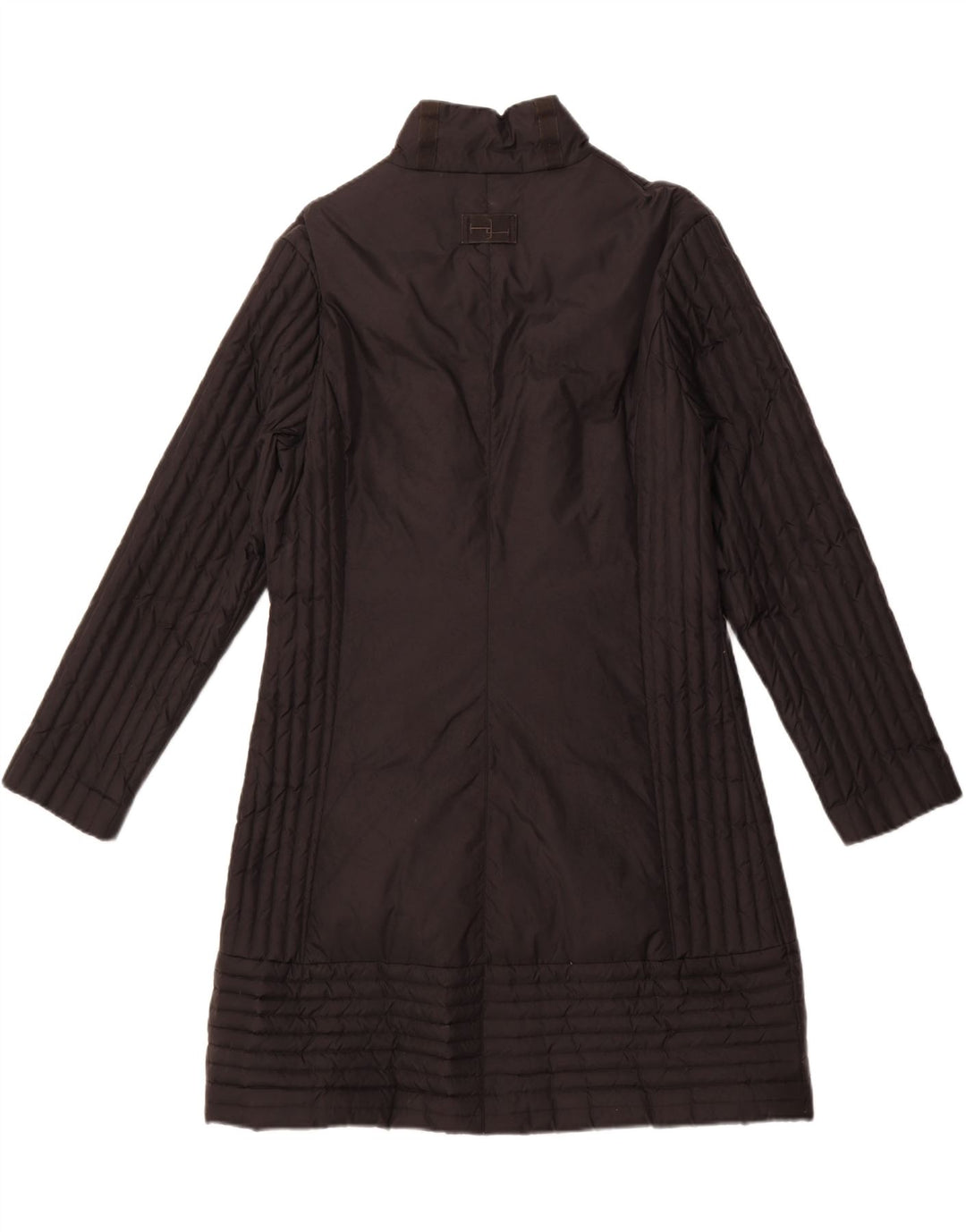 TRUSSARDI JEANS Γυναικείο παλτό με επένδυση IT 48 XL Μαύρο Πολυαμίδιο