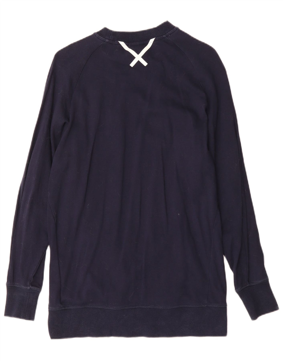 Adidas Γυναικεία Φούτερ Jumper UK 8 Small Navy Blue Cotton