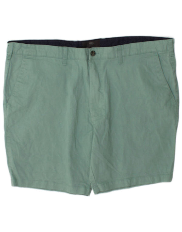 Ανδρικό σορτς Chino Marks & Spencer W42 2XL Πράσινο βαμβακερό