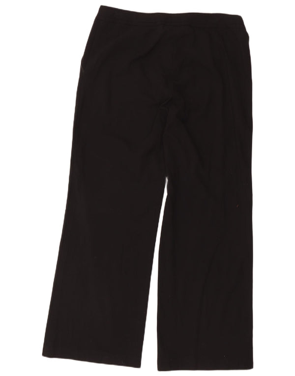 Marks & Spencer Γυναικείο φαρδύ παντελόνι casual UK 16 μεγάλο W36 L30 μαύρο