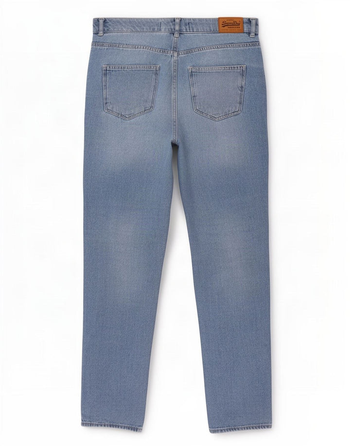 Superdry Ανδρικό Ruby Slim Τζιν Capri W30 L23 Μπλε βαμβακερό