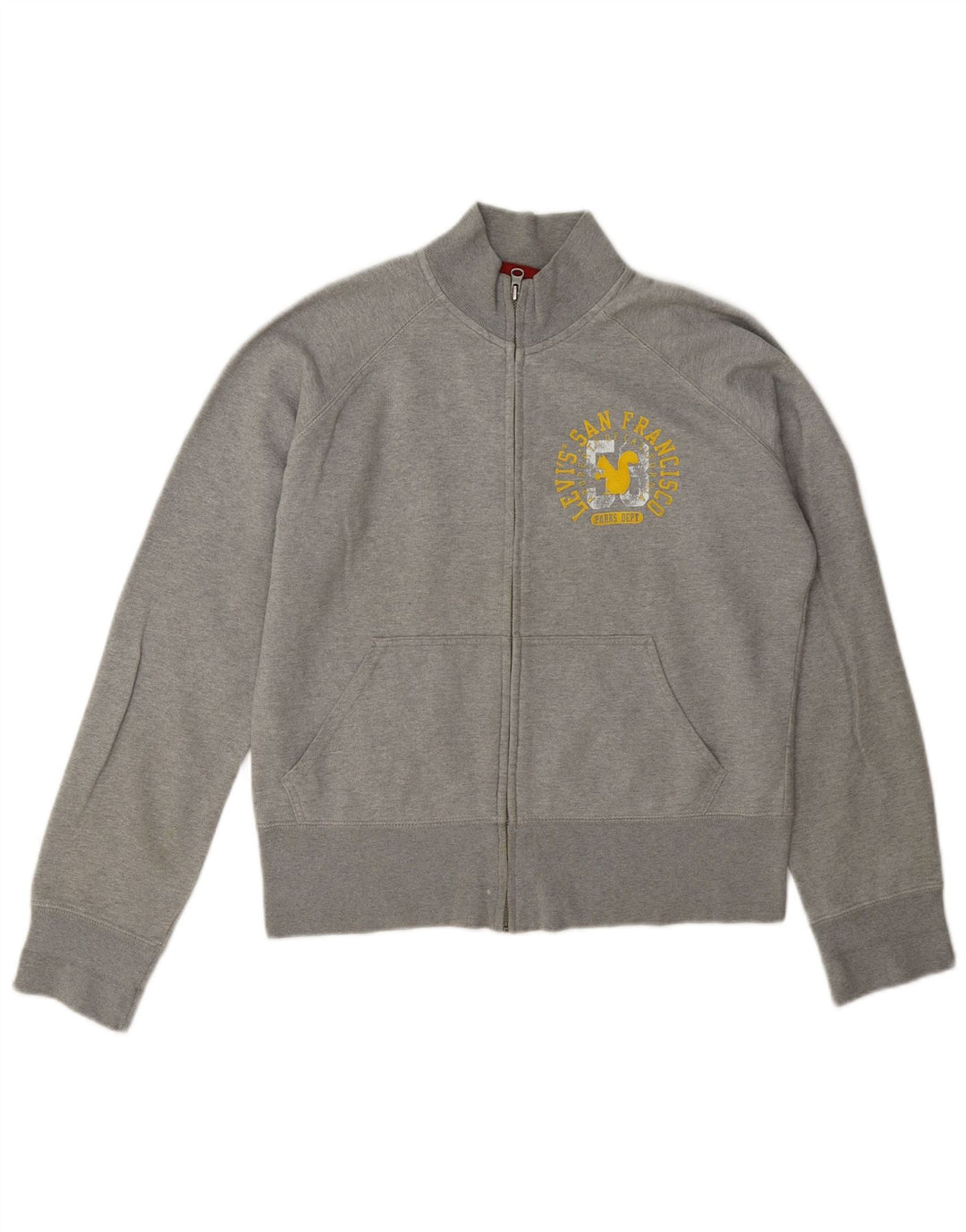 Γυναικεία αθλητική φόρμα γραφικών Levi's Top Jacket UK 18 XL Grey Flecked