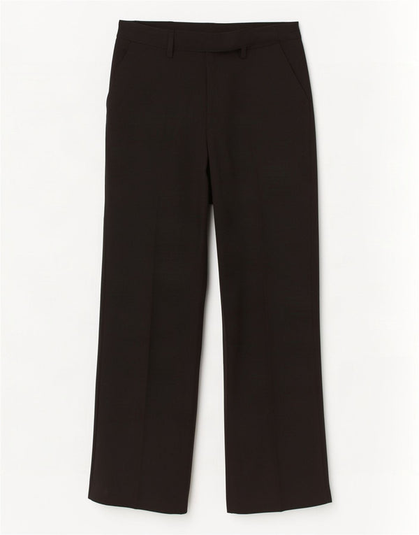Topshop Γυναικείο ίσιο παντελόνι UK 12 Medium W30 L30 μαύρο πολυεστέρα