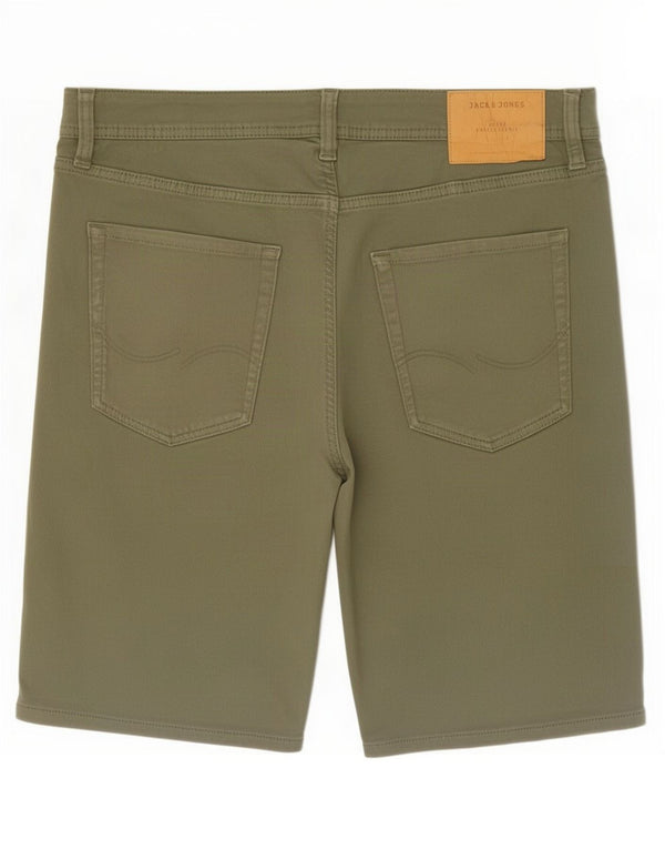 Ανδρικό σορτς Jack & Jones Casual Medium W32 Χακί βαμβακερό