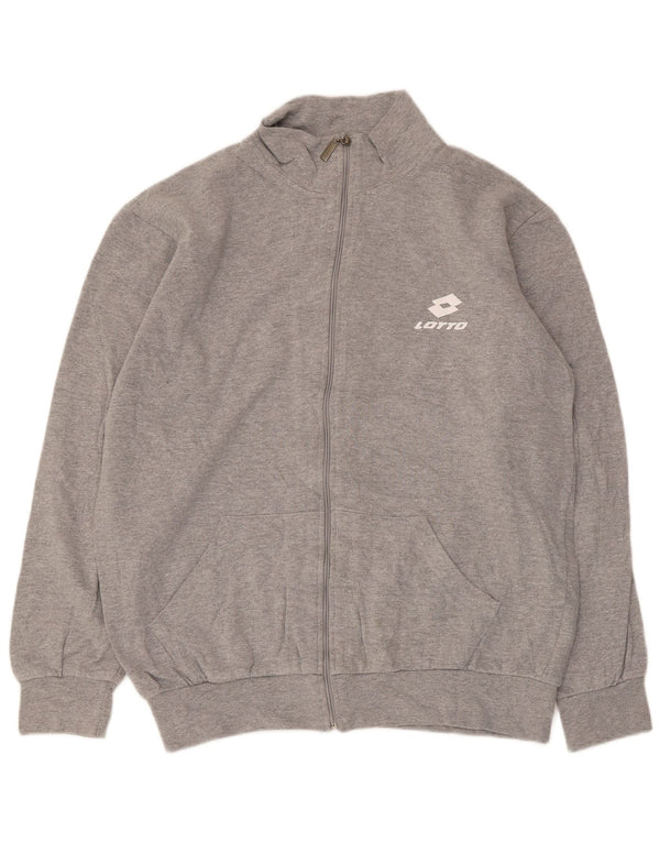 Lotto Γυναικεία αθλητική φόρμα Top Jacket UK 18 XL Γκρι βαμβακερό