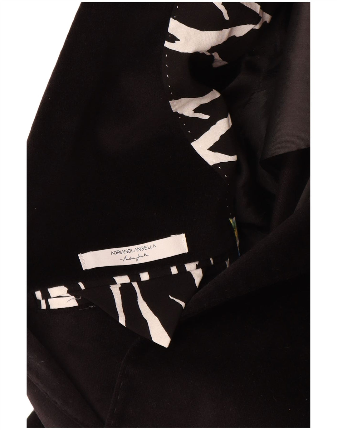 VINTAGE Ανδρικό τζάκετ Blazer 2 κουμπιών IT 50 μεγάλο μαύρο βαμβακερό