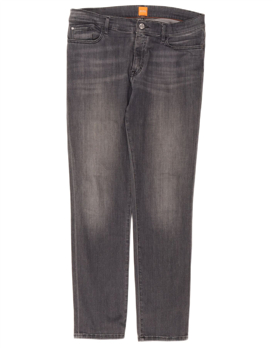 Ανδρικό τζιν ίσιο Hugo Boss W32 L34 Γκρι βαμβακερό