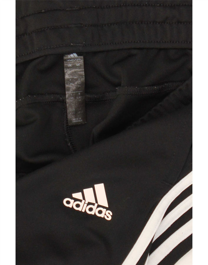 Adidas Γυναικεία φόρμα παντελόνι UK 16/18 Large Μαύρο Πολυεστέρας