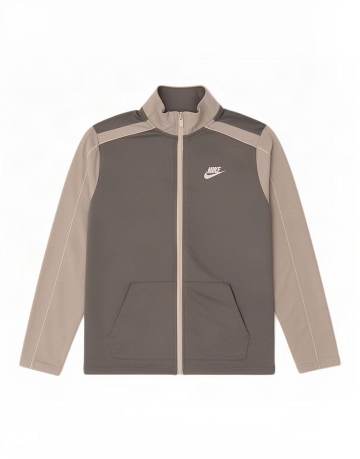 Μπουφάν Nike Boys αθλητική φόρμα 13-14 ετών XL Grey Colorblock Polyester